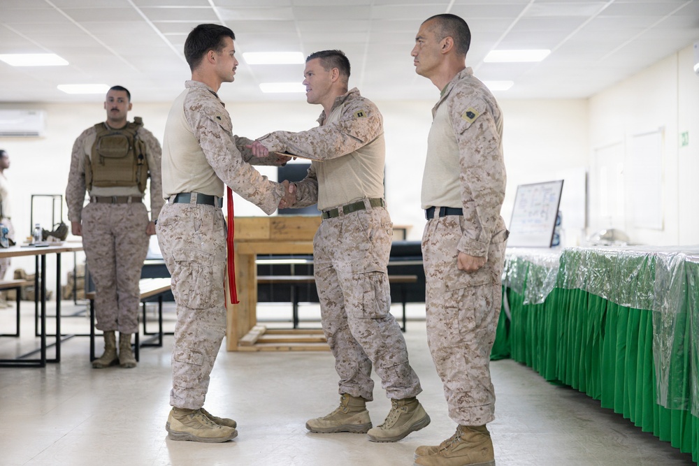 U.S. Marines Conduct Meritorious Promotion Ceremony