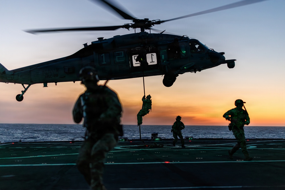 USS Mount Whitney Conducts MIO Training