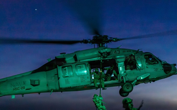 USS Mount Whitney Conducts MIO Training