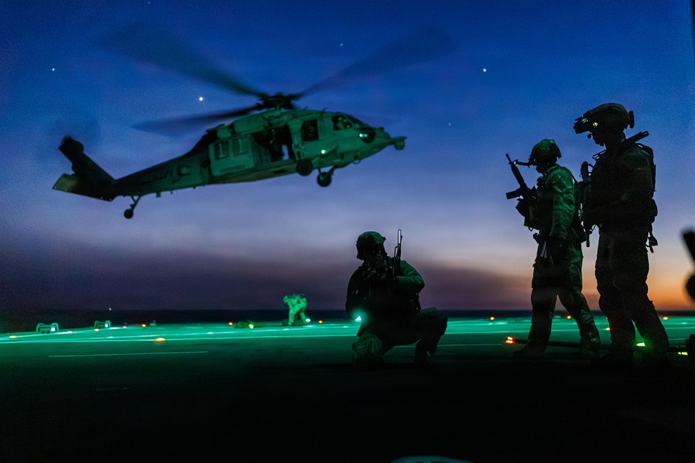 USS Mount Whitney Conducts MIO Training