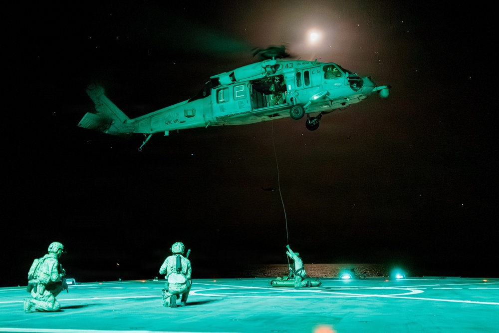 USS Mount Whitney Conducts MIO Training