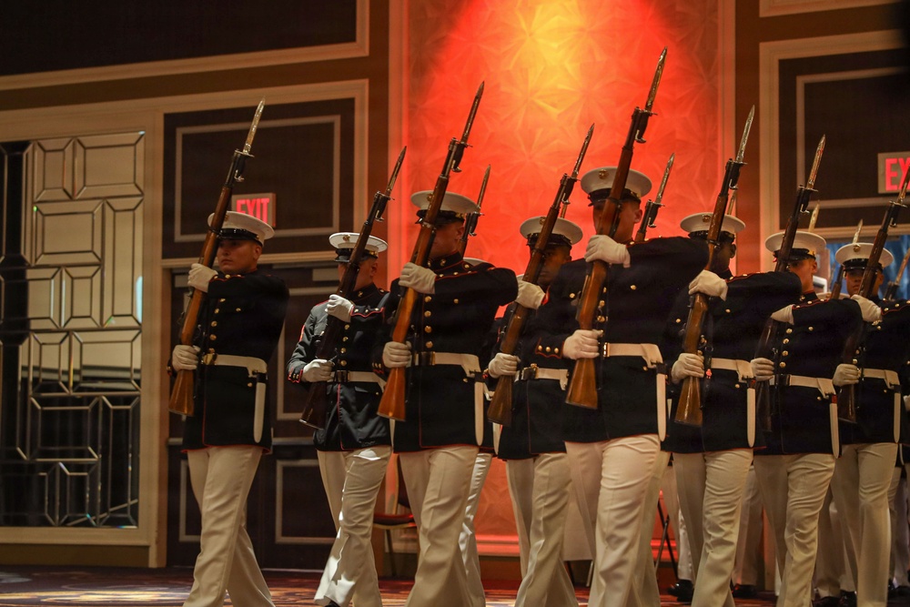Marine Corps Law Enforcement Foundation Gala Battle Color Detachment Performance