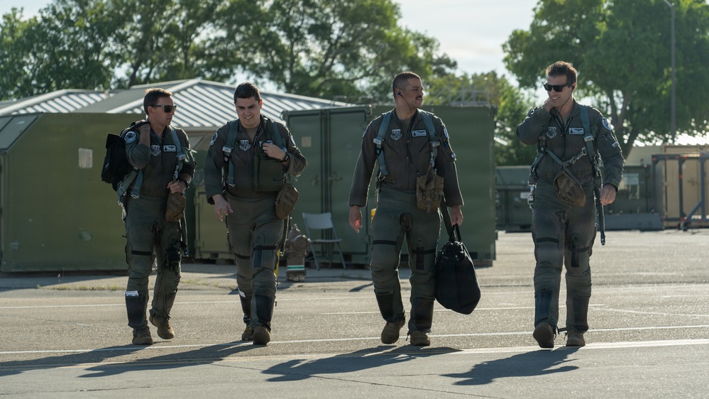 144th FW trains at Mountain Home Air Force Base