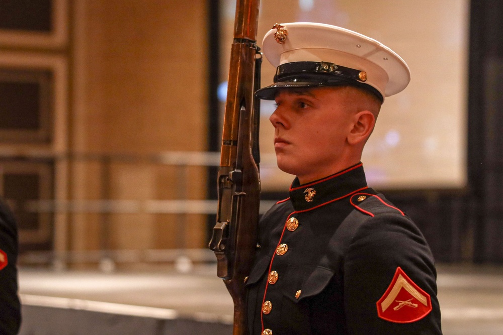 Marine Corps Law Enforcement Foundation Gala Battle Color Detachment Performance