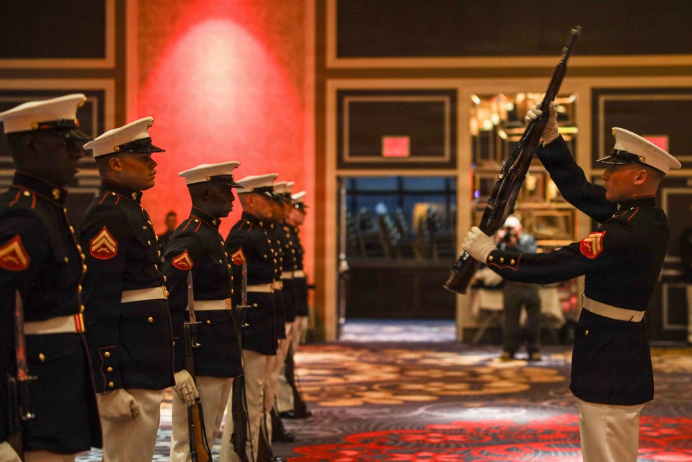 Marine Corps Law Enforcement Foundation Gala Battle Color Detachment Performance