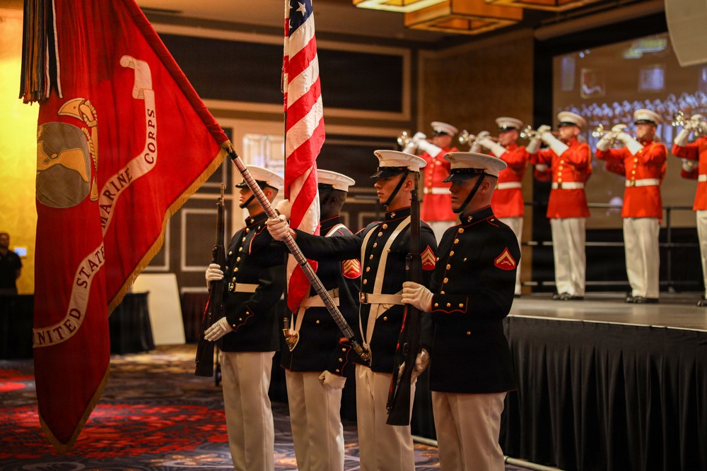 Marine Corps Law Enforcement Foundation Gala Battle Color Detachment Performance