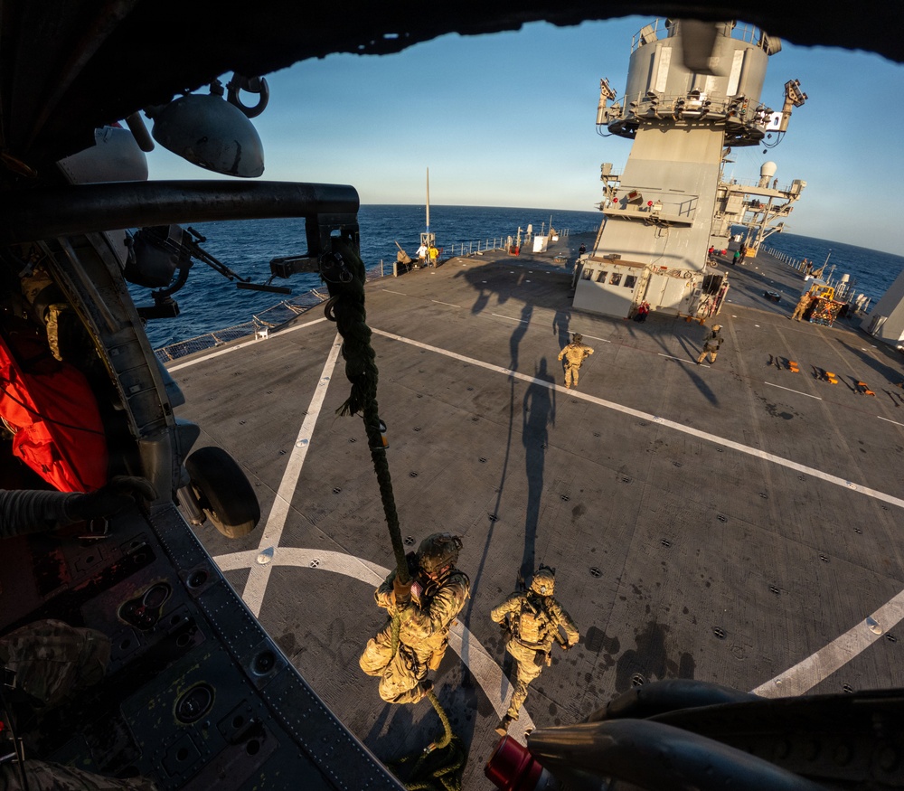 USS Mount Whitney Conducts MIO Training