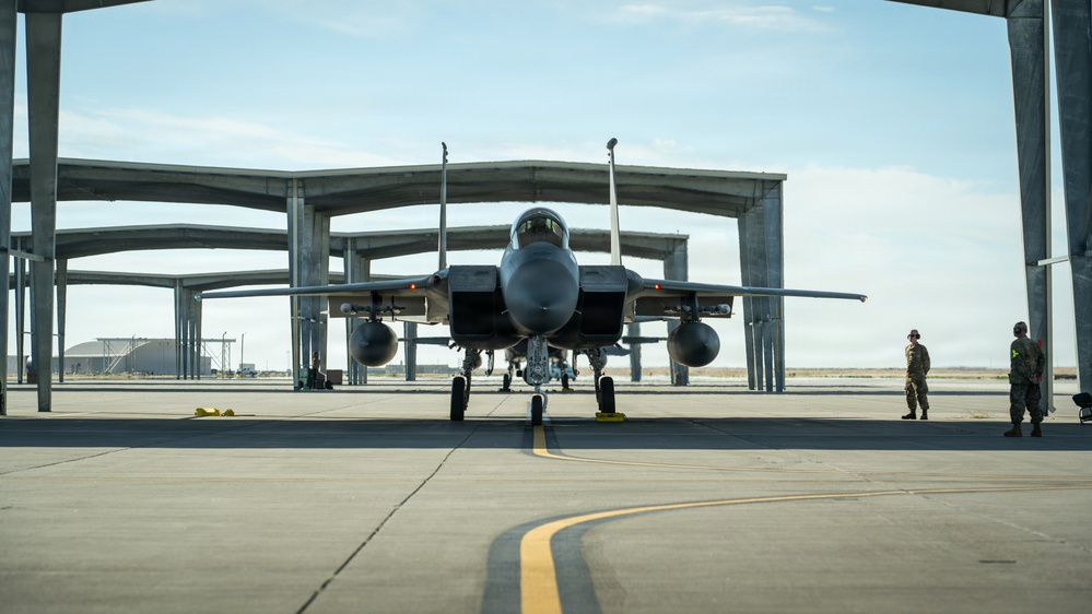 144th FW trains at Mountain Home Air Force Base