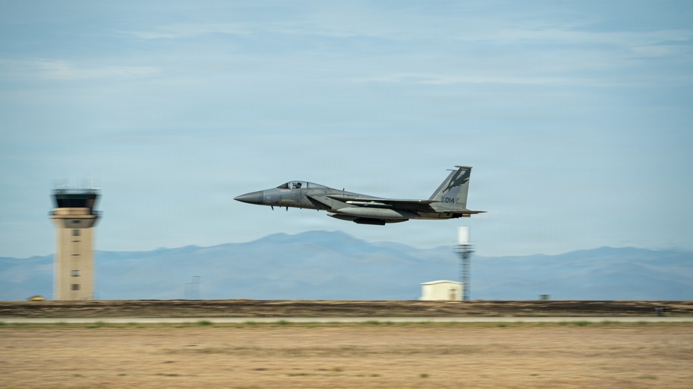 144th FW trains at Mountain Home Air Force Base