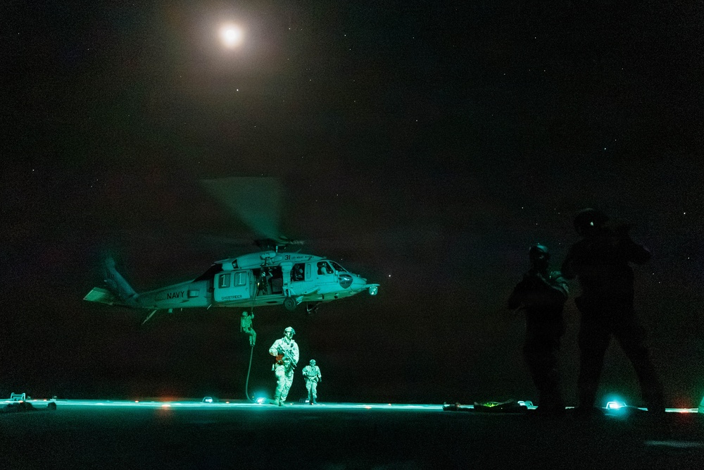 USS Mount Whitney Conducts MIO Training