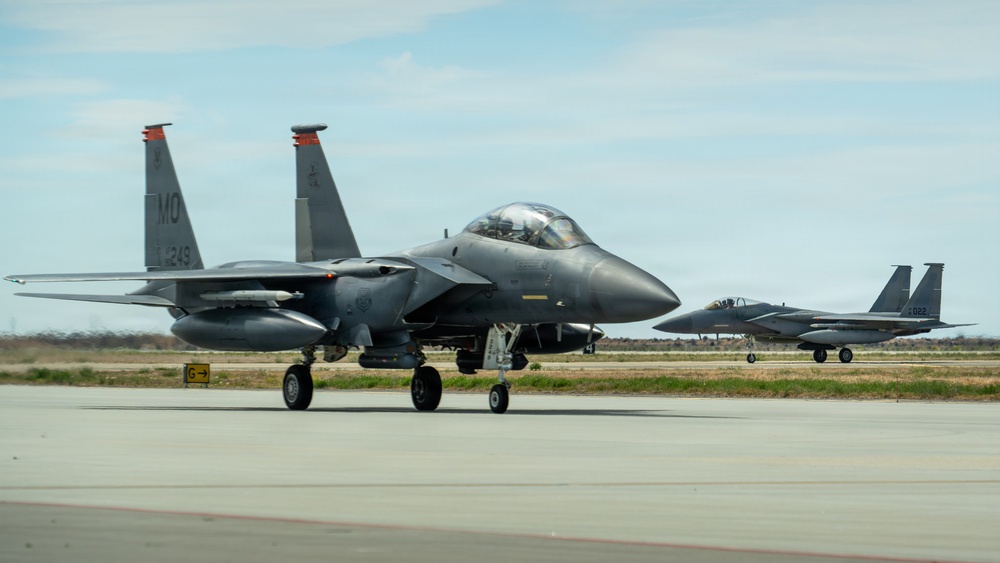 144th FW trains at Mountain Home Air Force Base