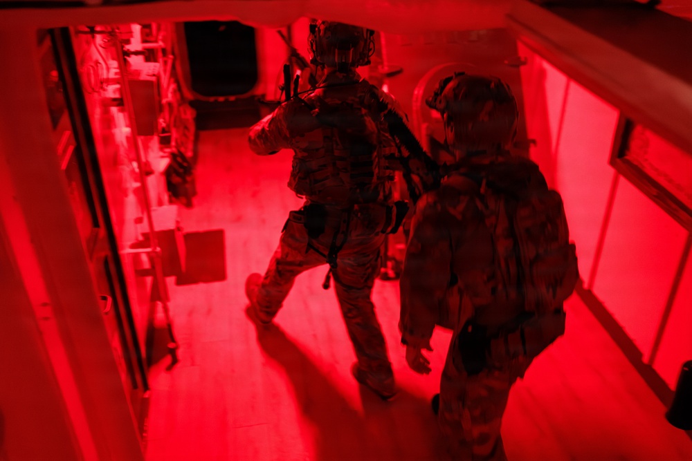 USS Mount Whitney Conducts MIO Training