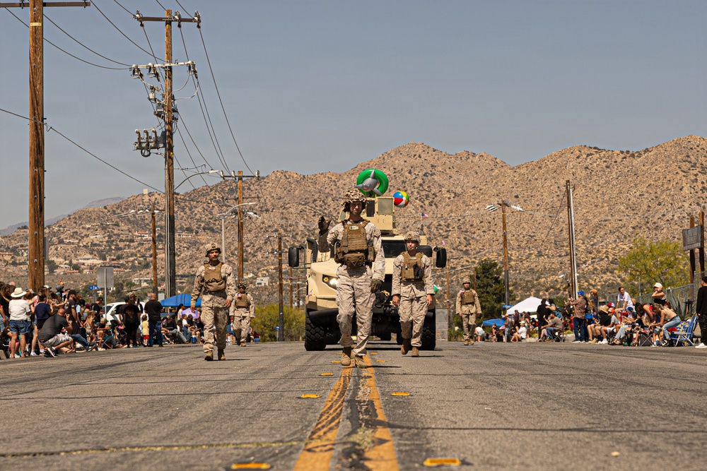 Marines participate in Yucca Valley’s 75th Annual Grabstake Days Parade