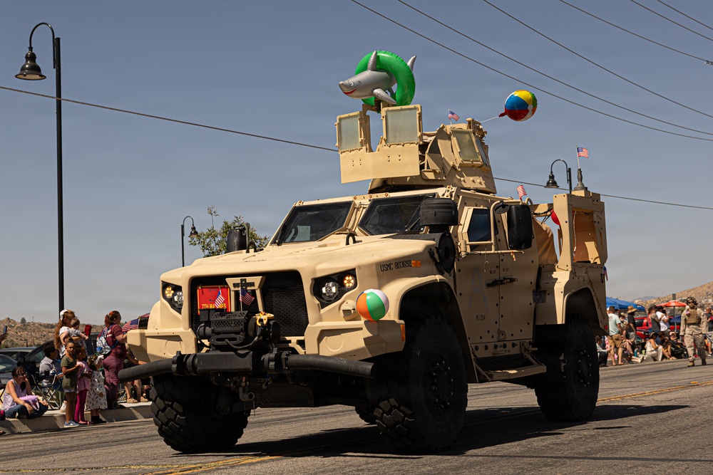 Marines participate in Yucca Valley’s 75th Annual Grabstake Days Parade