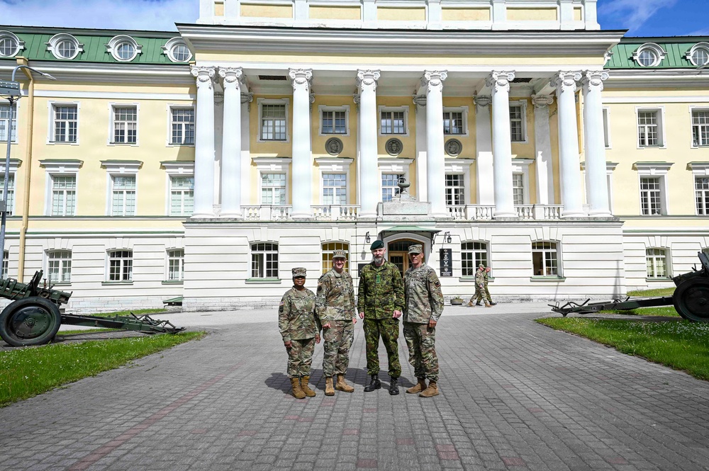 Nordhaus, Raines, adjutants general visit National Guard Baltic partners