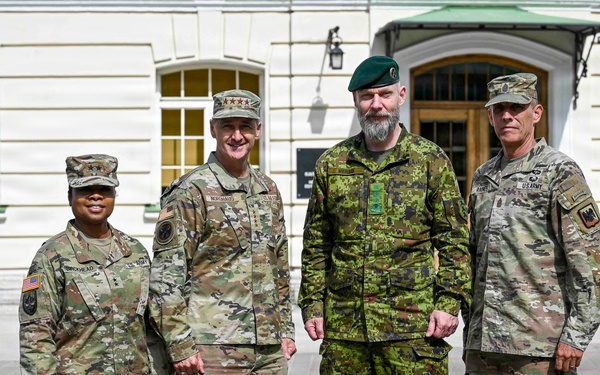Nordhaus, Raines, adjutants general visit National Guard Baltic partners