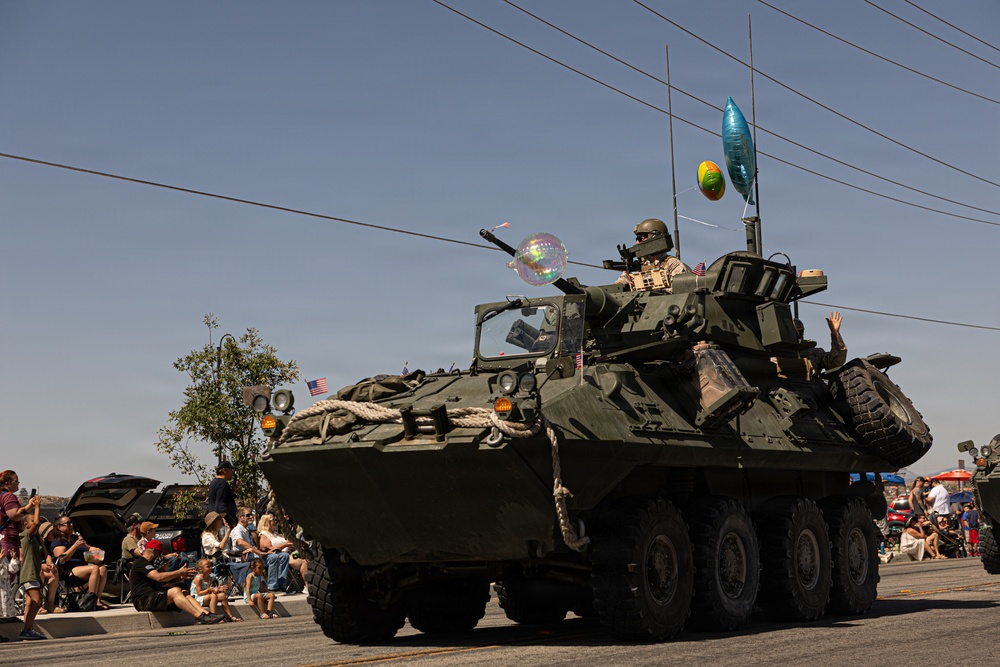 Marines participate in Yucca Valley’s 75th Annual Grabstake Days Parade