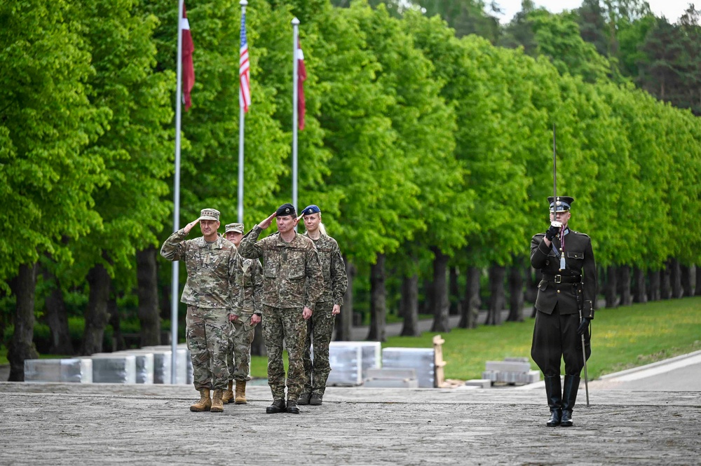 Nordhaus, Raines, adjutants general visit National Guard Baltic partners