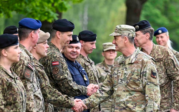 Nordhaus, Raines, adjutants general visit National Guard Baltic partners