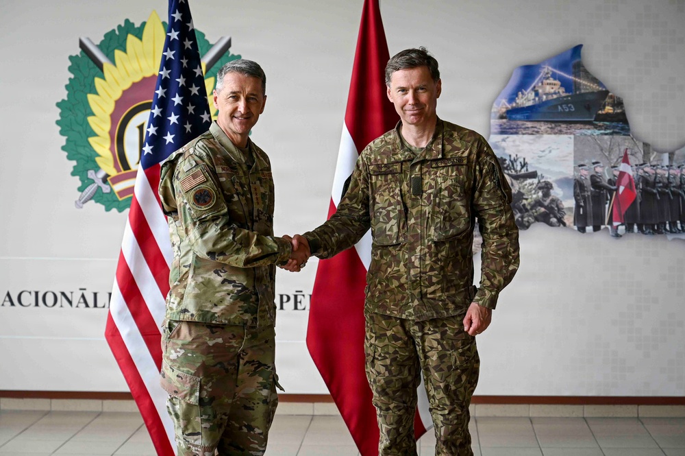 Nordhaus, Raines, adjutants general visit National Guard Baltic partners