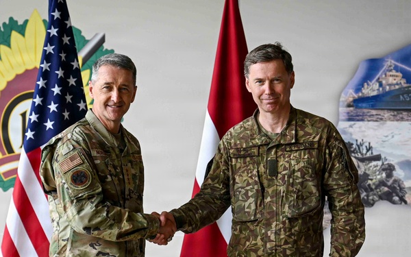 Nordhaus, Raines, adjutants general visit National Guard Baltic partners