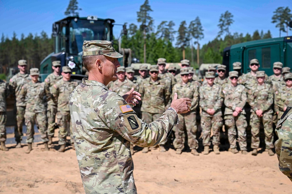 Nordhaus, Raines, adjutants general visit National Guard Baltic partners