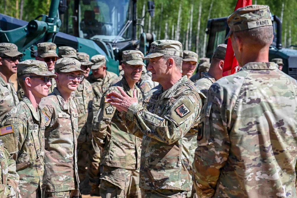 Nordhaus, Raines, adjutants general visit National Guard Baltic partners