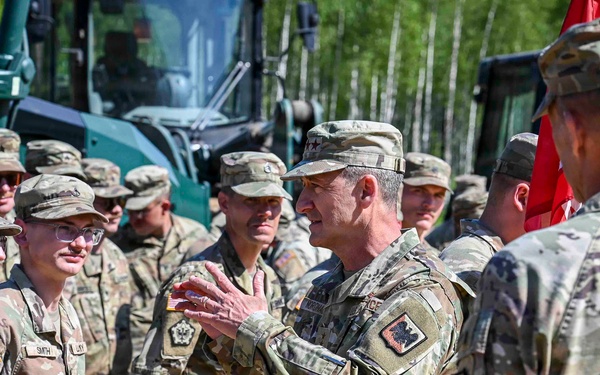 Nordhaus, Raines, adjutants general visit National Guard Baltic partners