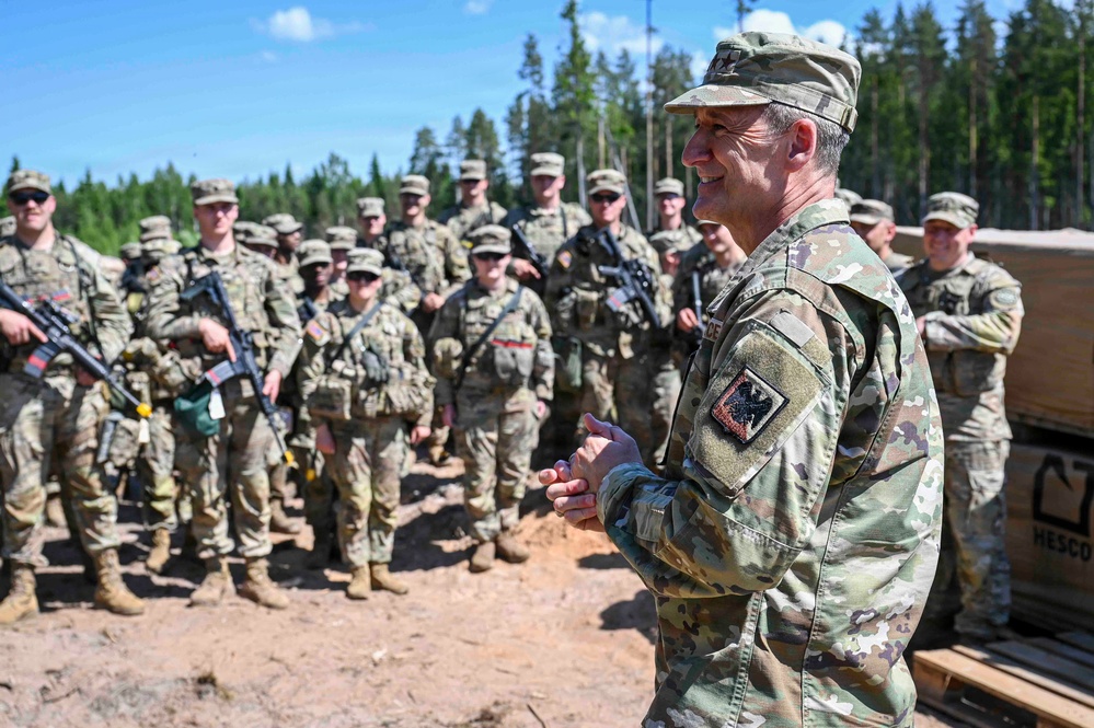 Nordhaus, Raines, adjutants general visit National Guard Baltic partners