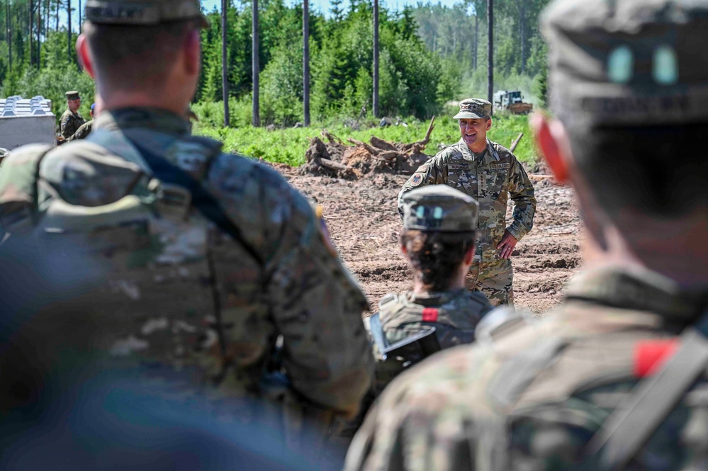 Nordhaus, Raines, adjutants general visit National Guard Baltic partners
