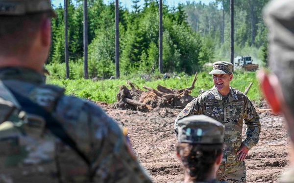 Nordhaus, Raines, adjutants general visit National Guard Baltic partners