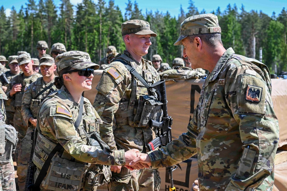 Nordhaus, Raines, adjutants general visit National Guard Baltic partners