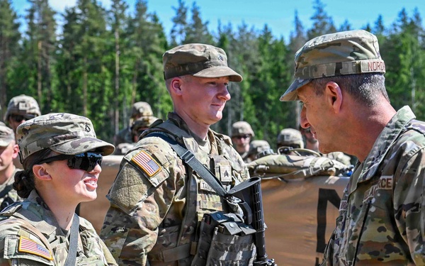 Nordhaus, Raines, adjutants general visit National Guard Baltic partners