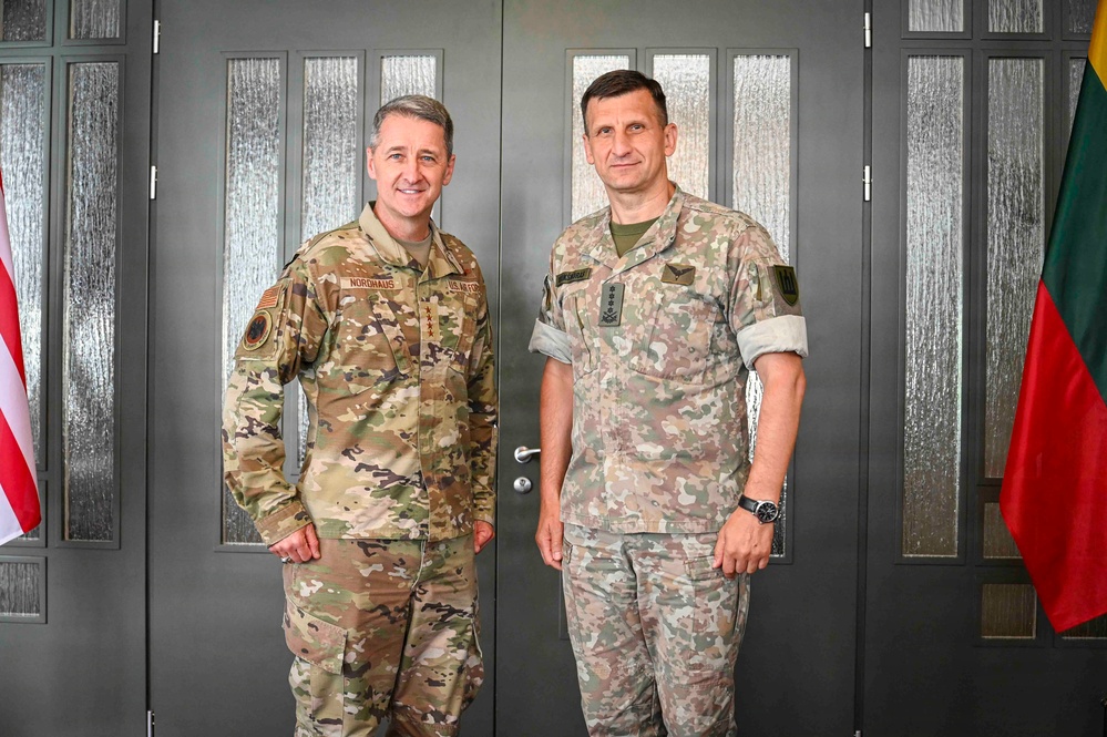 Nordhaus, Raines, adjutants general visit National Guard Baltic partners
