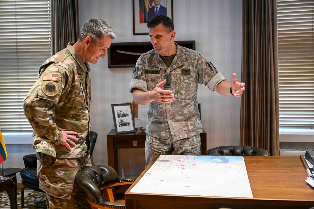 Nordhaus, Raines, adjutants general visit National Guard Baltic partners
