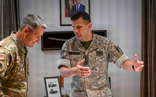 Nordhaus, Raines, adjutants general visit National Guard Baltic partners