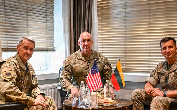 Nordhaus, Raines, adjutants general visit National Guard Baltic partners
