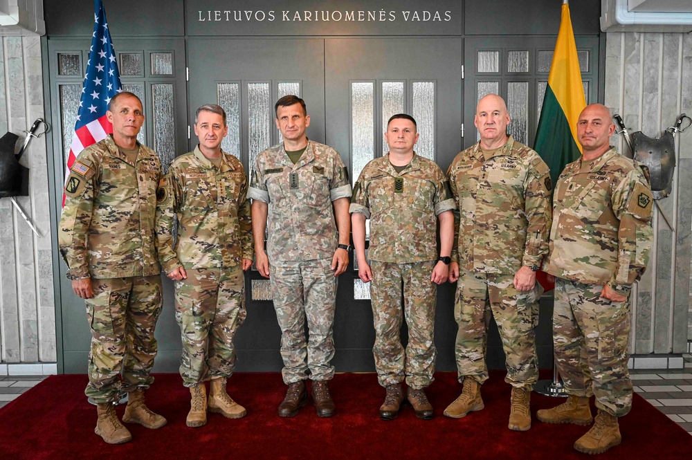 Nordhaus, Raines, adjutants general visit National Guard Baltic partners