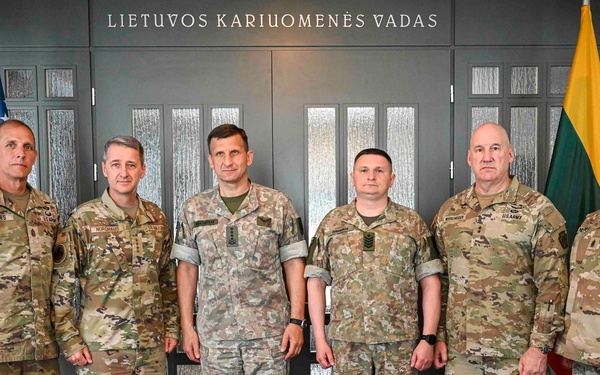 Nordhaus, Raines, adjutants general visit National Guard Baltic partners