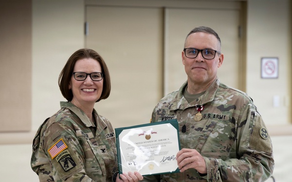 354TH QUARTERMASTER GROUP HOLDS CHANGE OF COMMAND