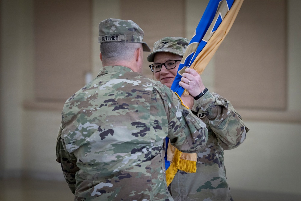 354TH QUARTERMASTER GROUP HOLDS CHANGE OF COMMAND