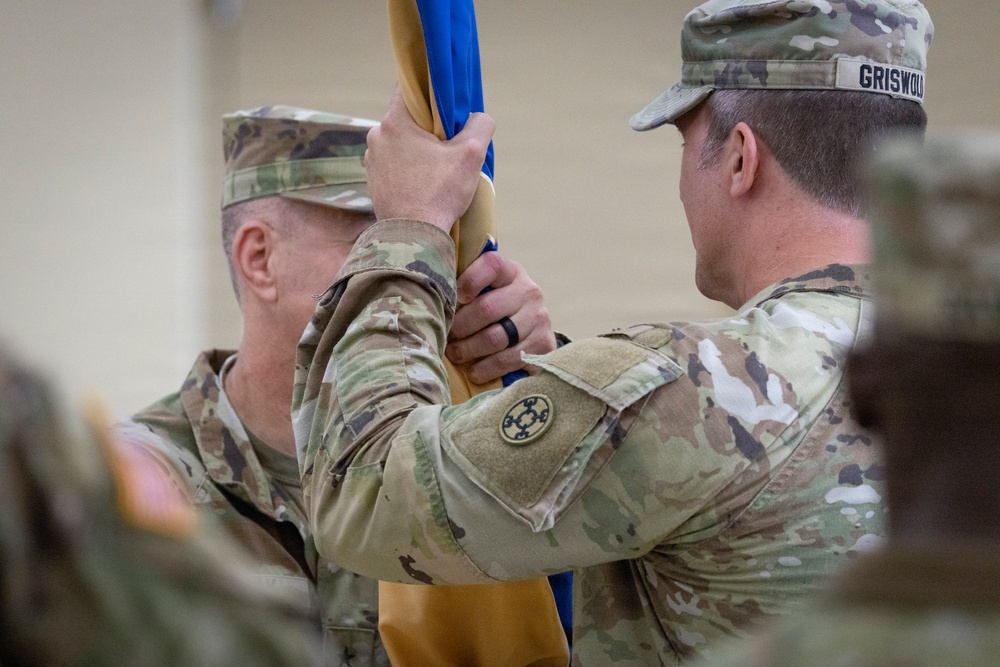 354TH QUARTERMASTER GROUP HOLDS CHANGE OF COMMAND
