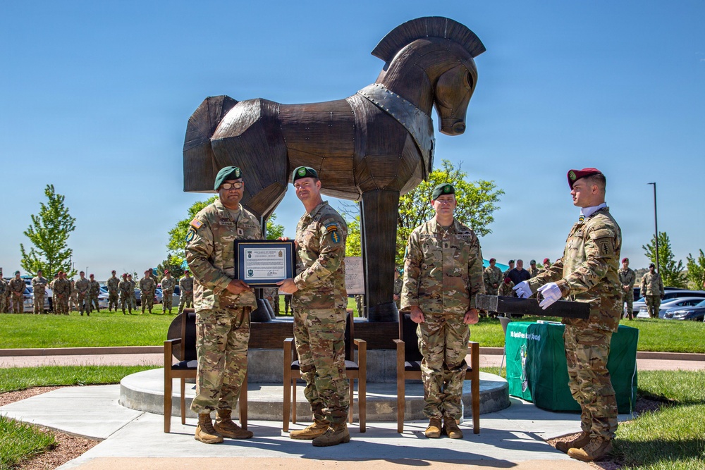 10th SFG(A) Command Sergeant Major Change of Responsibility
