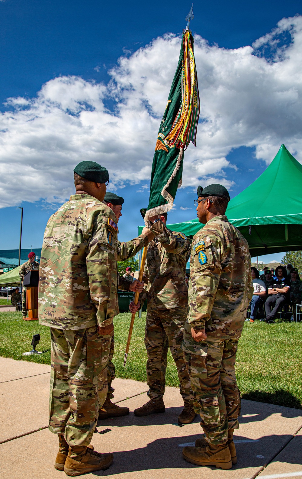 10th SFG(A) Command Sergeant Major Change of Responsibility