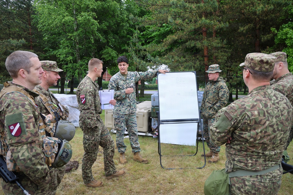 U.S., Latvian Forces Train for CBRN Response During BALTOPS 2026