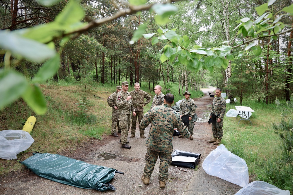U.S., Latvian Forces Train for CBRN Response During BALTOPS 2026