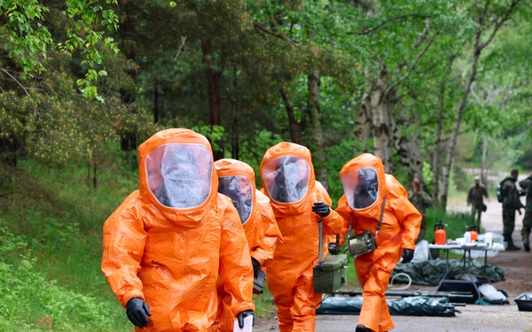 U.S., Latvian Forces Train for CBRN Response During BALTOPS 2026