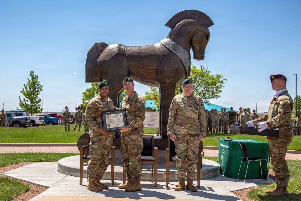 10th SFG(A) Command Warrant Officer Change of Responsibility