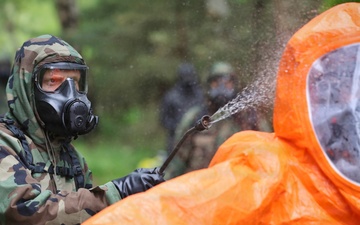 U.S., Latvian Forces Train for CBRN Response During BALTOPS 2026