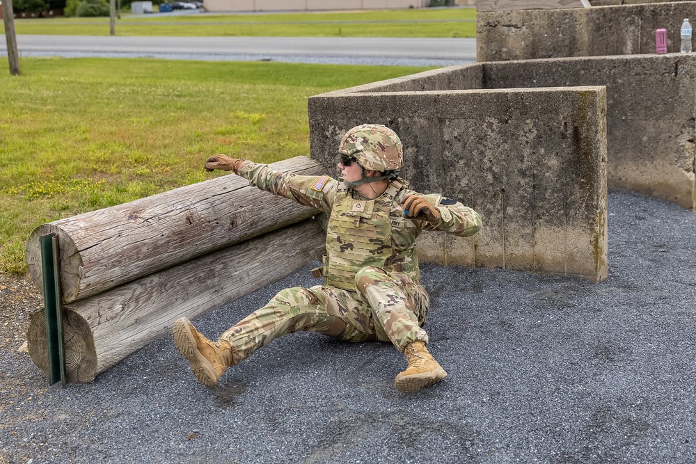2-112th Infantry conducts grenade training at Fort Indiantown Gap